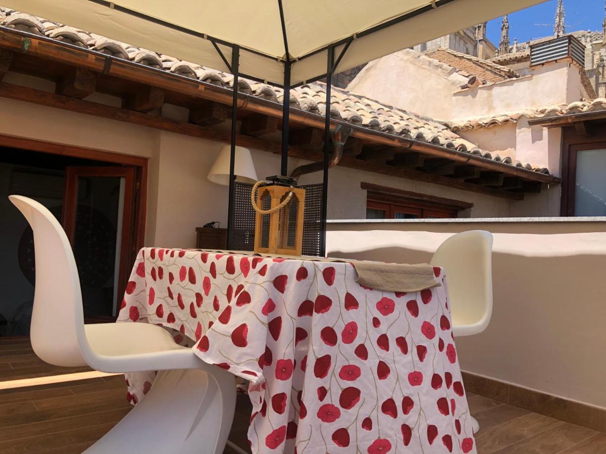 Apartamento Canonigo - Terraza Con Vistas Toledo Eksteriør billede