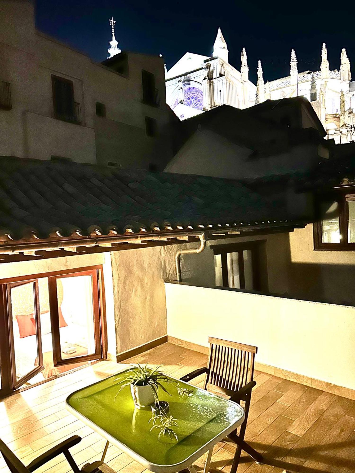 Apartamento Canonigo - Terraza Con Vistas Toledo Eksteriør billede