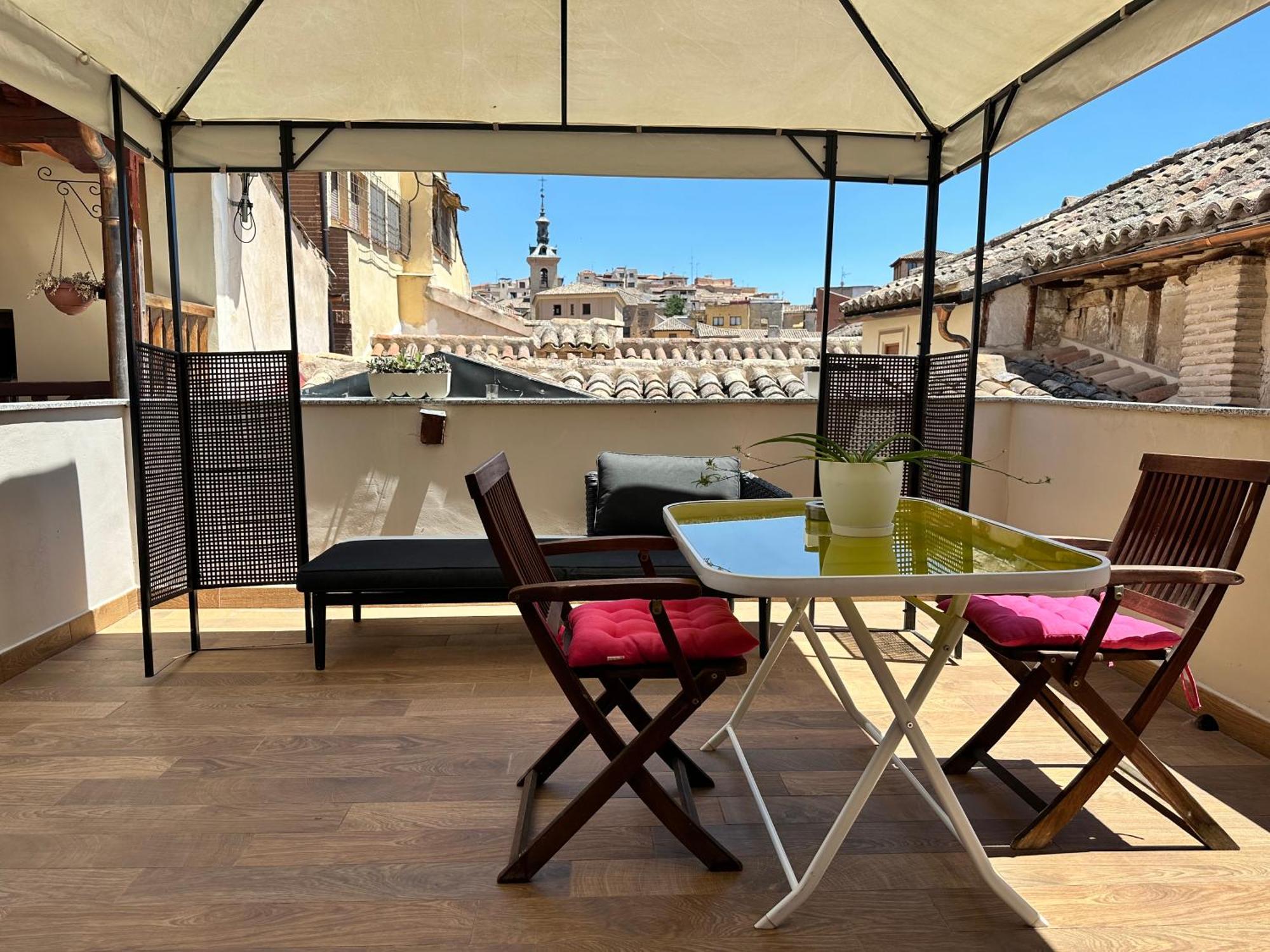 Apartamento Canonigo - Terraza Con Vistas Toledo Eksteriør billede